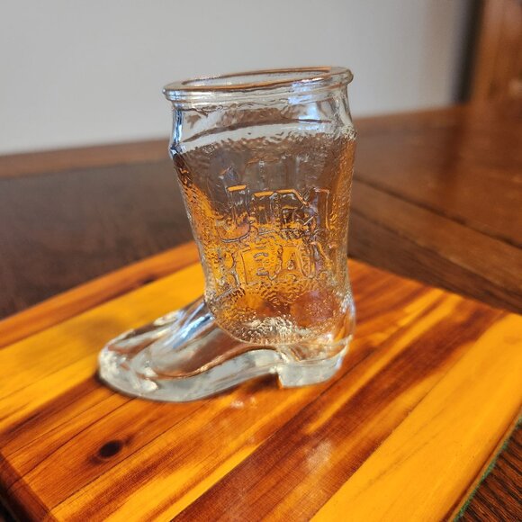 Jim Beam Boot Shot Glass DISCOUNTED SHIPPING - Picture 1 of 7